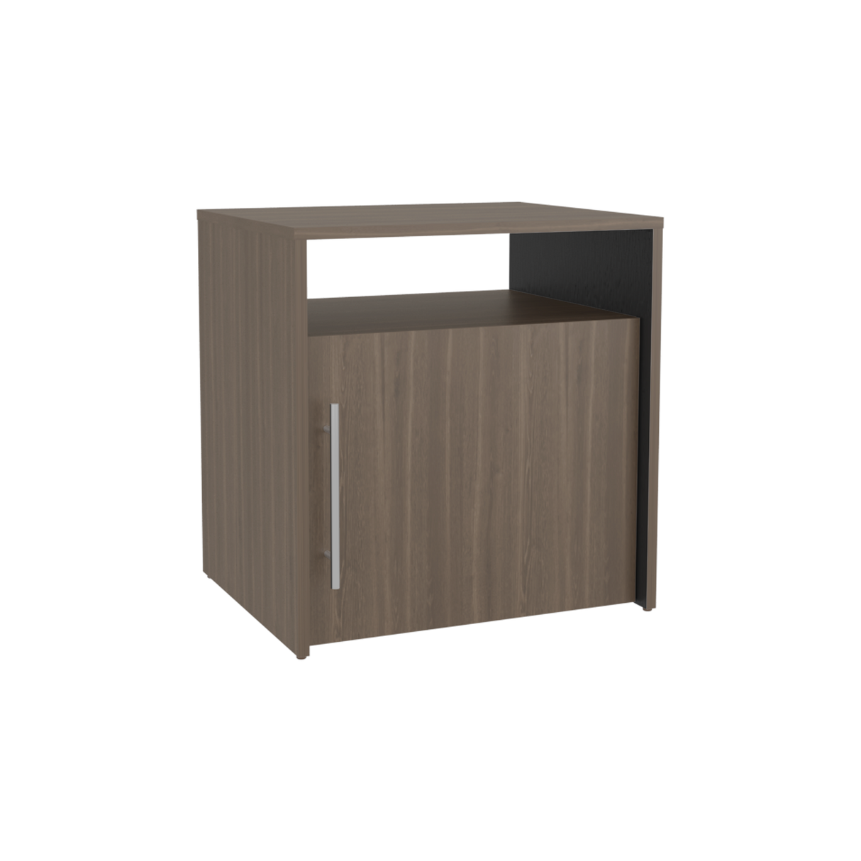 Mesa de Noche Bigaf Milan y Wengue 54.1x42.3cm con Dos Compartimientos - MESAS DE NOCHE | Bylmo