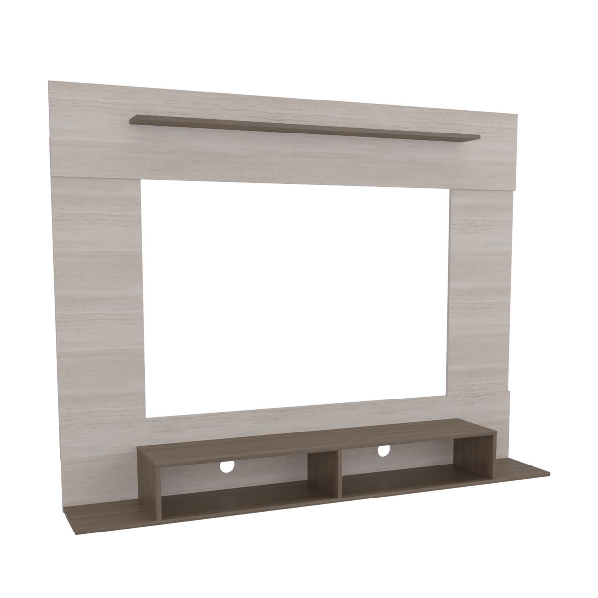 Panel de TV Montana Milan y Tivoli 141x30cm Para TV Hasta 75 Pulgadas Flotante - MUEBLES DE TV | Bylmo