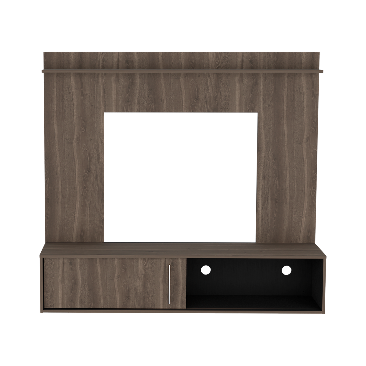 Panel de TV Bigaf Milan y Wengue 145.6x38cm Para TV Hasta 60 Pulgadas Flotante - MUEBLES DE TV | Bylmo