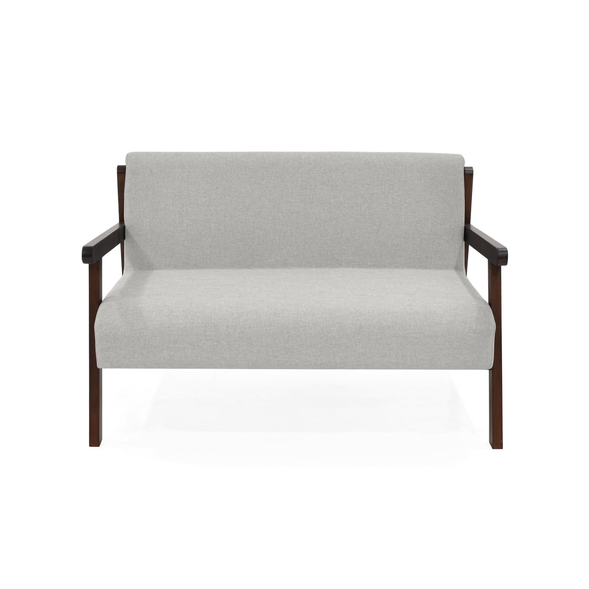 Sofá Segovia Plata 116x76cm de Dos Puestos con Apoya Brazos - SOFAS Y POLTRONAS | Bylmo