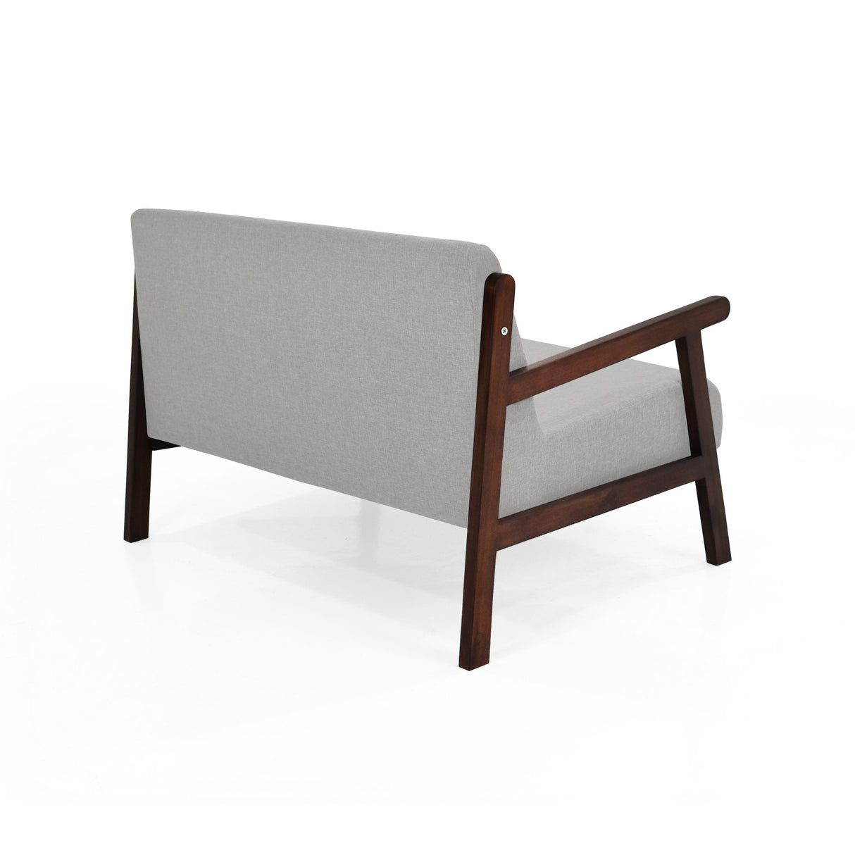 Sofá Segovia Plata 116x76cm de Dos Puestos con Apoya Brazos - SOFAS Y POLTRONAS | Bylmo