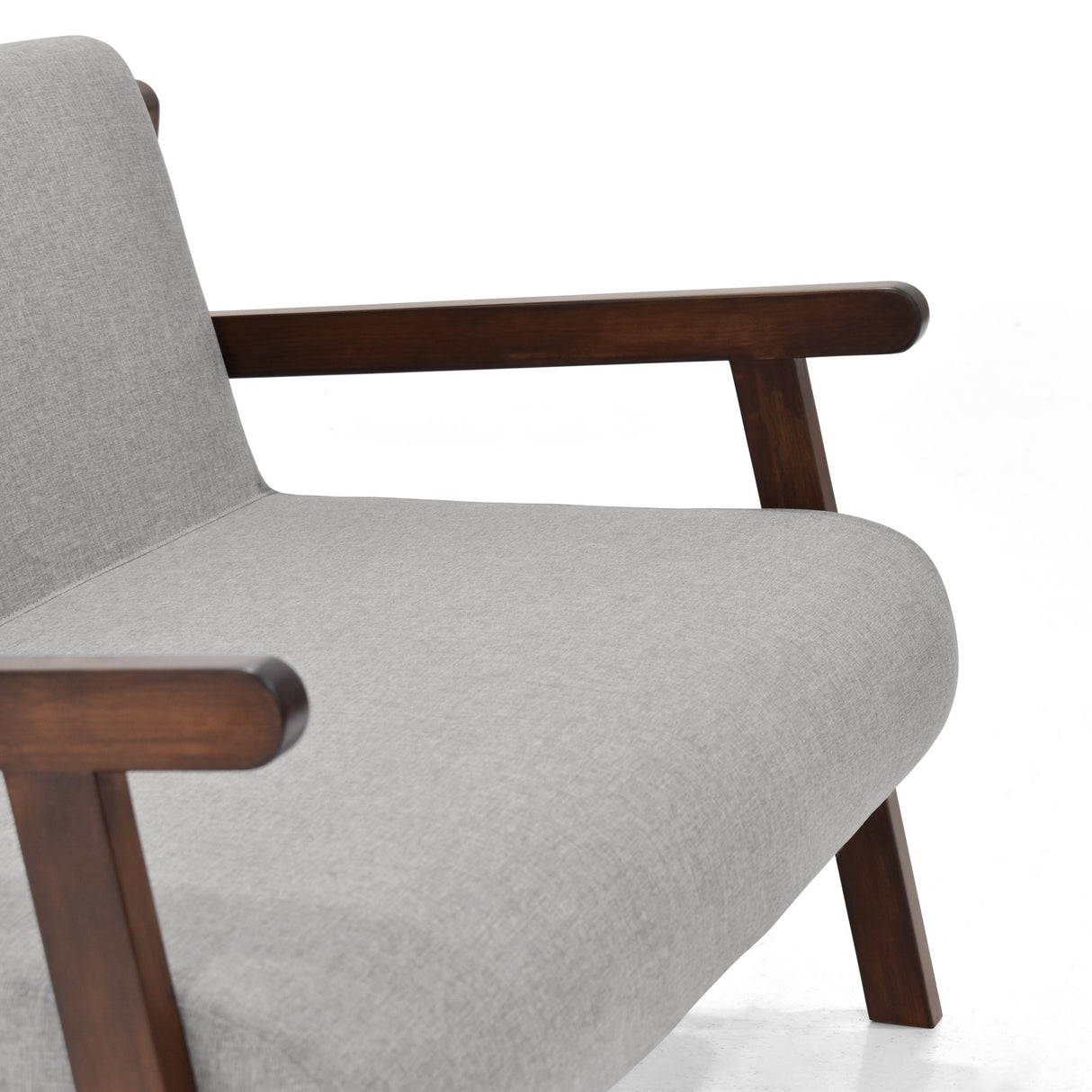 Sofá Segovia Plata 116x76cm de Dos Puestos con Apoya Brazos - SOFAS Y POLTRONAS | Bylmo