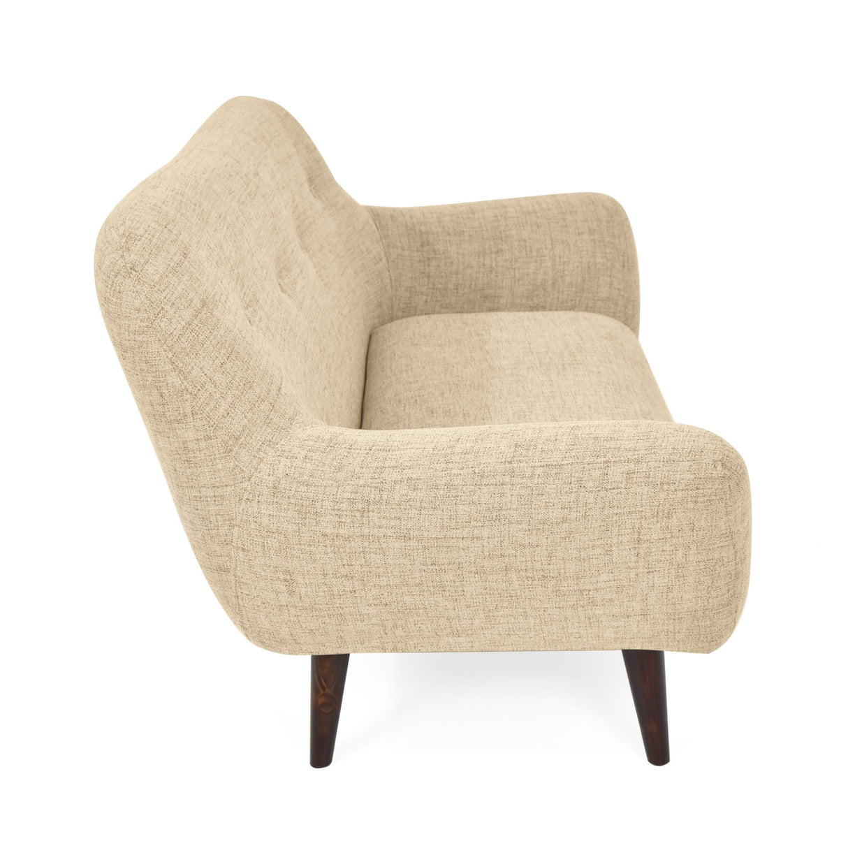 Sofá Lincoln Beige 143x80cm de Dos Puestos con Apoya Brazos - SOFAS Y POLTRONAS | Bylmo