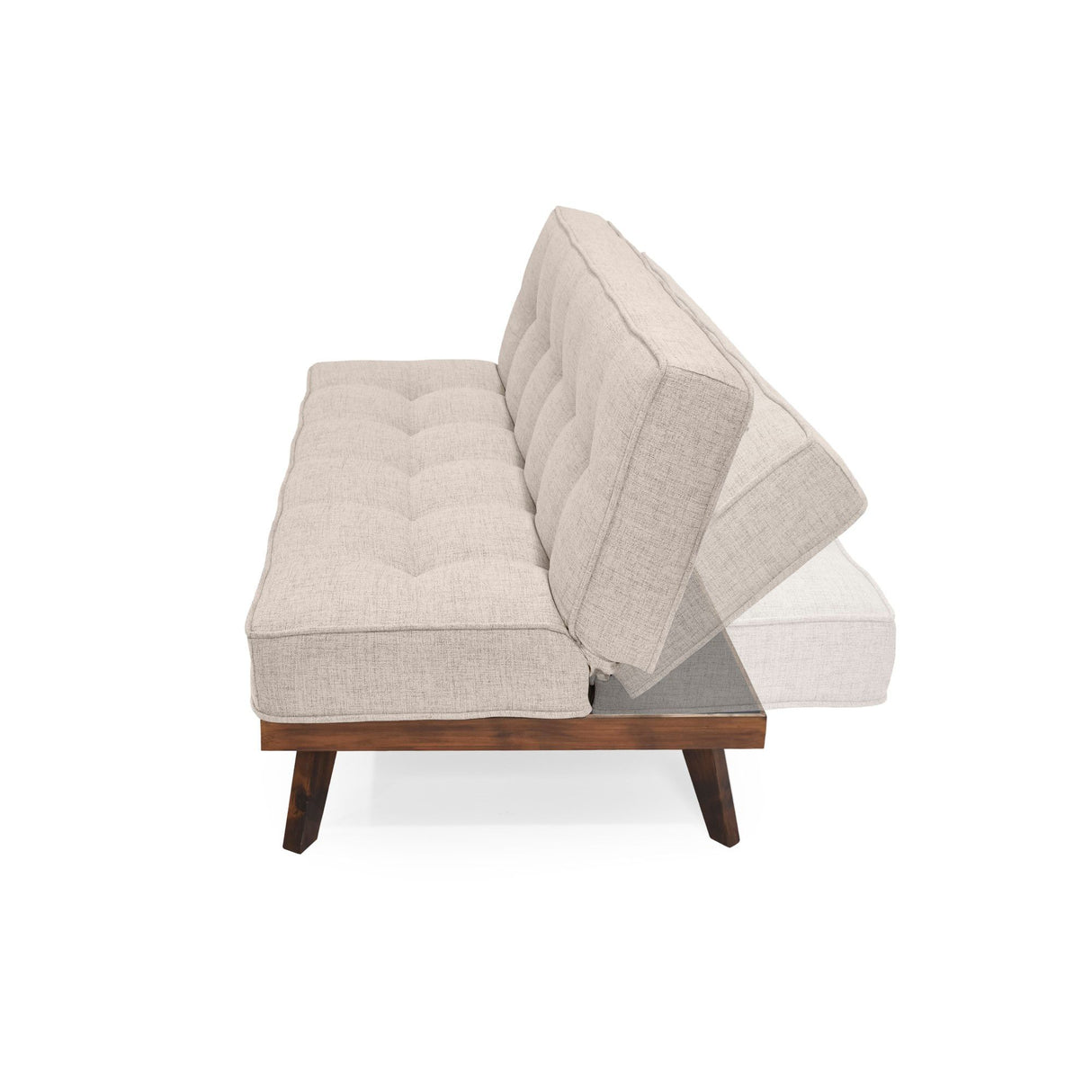 Sofá Cama Lucerna Trigo 174x87cm de Tres Puestos Reclinable - SOFAS Y POLTRONAS | Bylmo