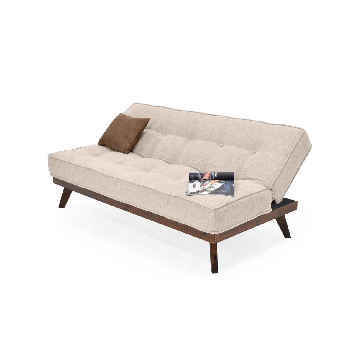 Sofá Cama Lucerna Trigo 174x87cm de Tres Puestos Reclinable - SOFAS Y POLTRONAS | Bylmo