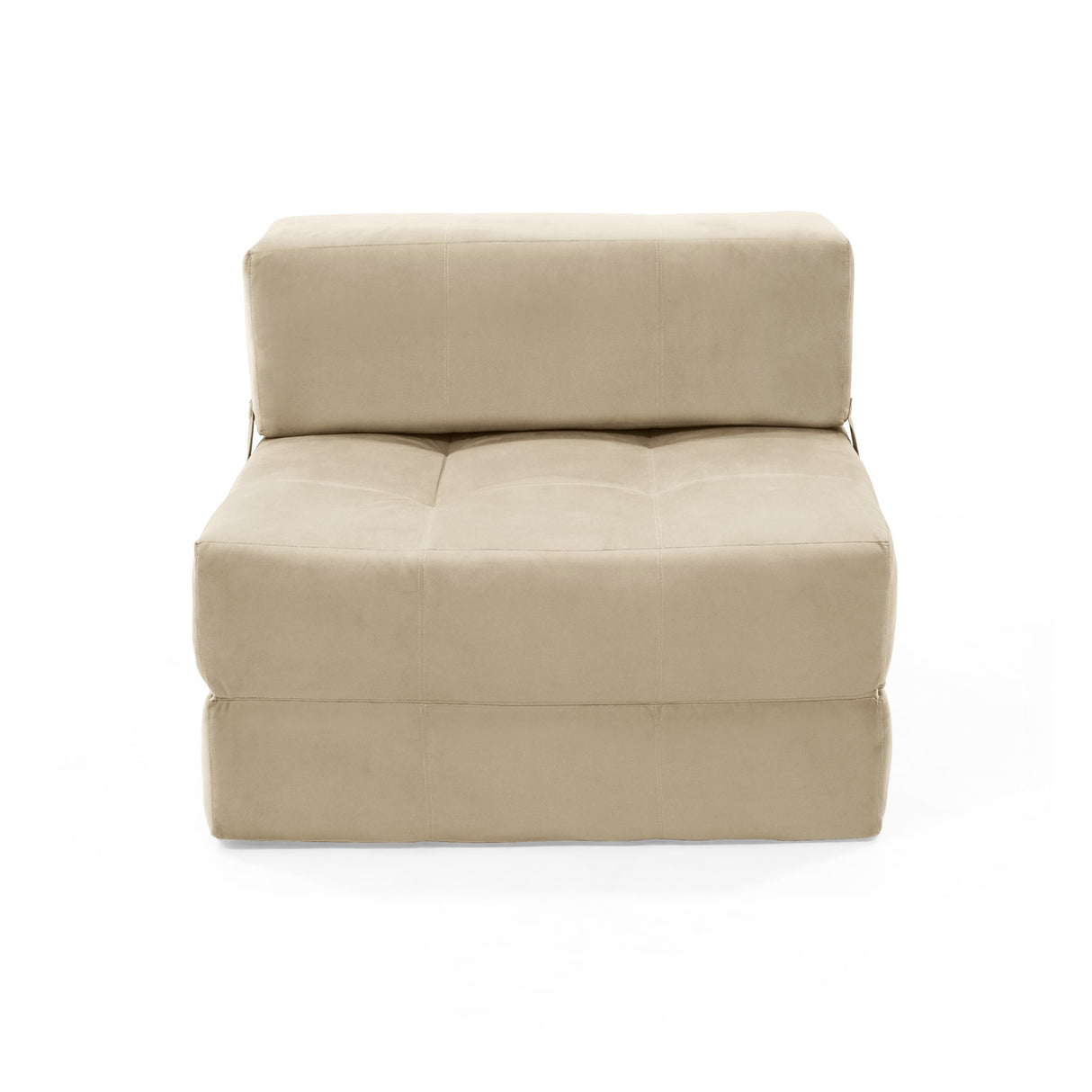 Sofá Cama Felton Taupe 102x78cm de Un Puesto Reclinable Resistente a Rasguños - SOFAS Y POLTRONAS | Bylmo