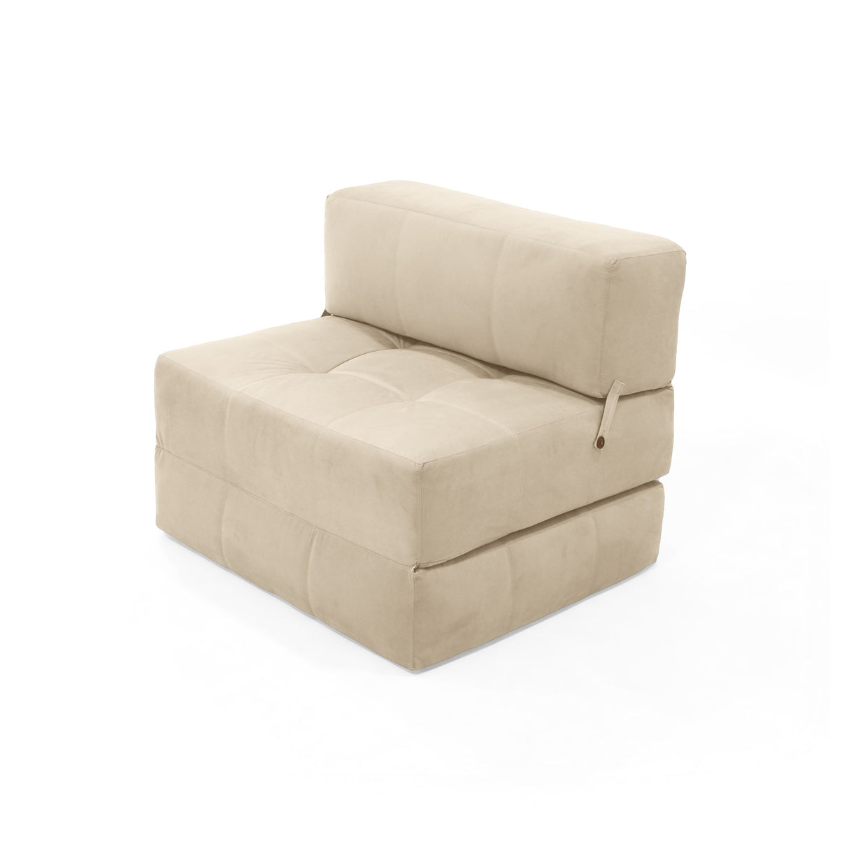 Sofá Cama Felton Taupe 102x78cm de Un Puesto Reclinable Resistente a Rasguños - SOFAS Y POLTRONAS | Bylmo