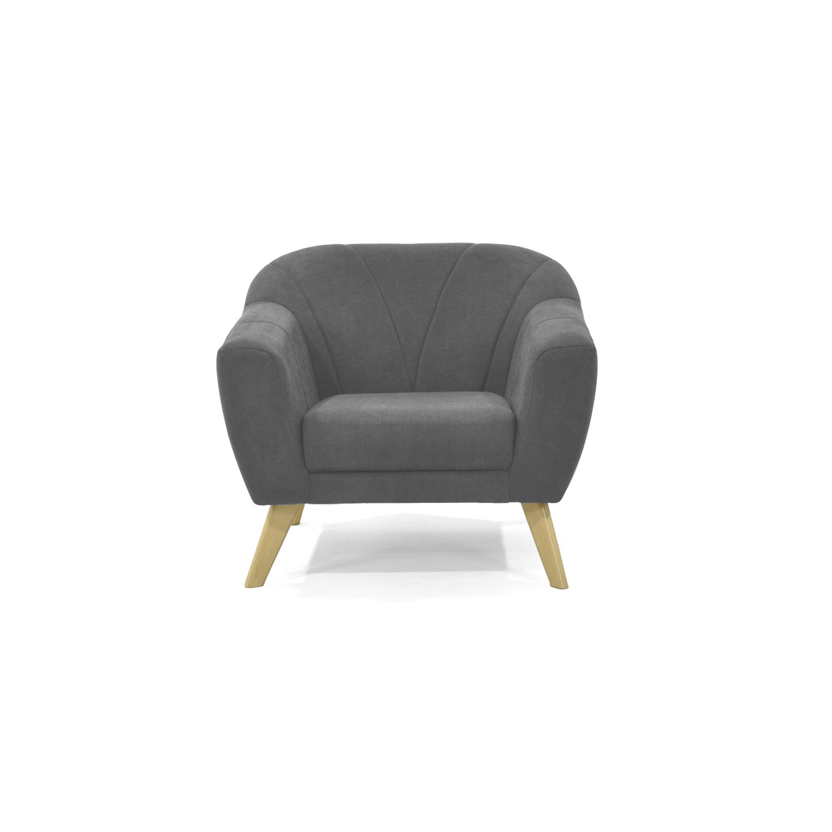 Poltrona Thor Gris 95x82cm de Un Puesto con Apoya Brazos - SOFAS Y POLTRONAS | Bylmo