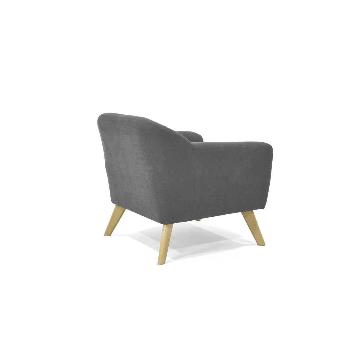Poltrona Thor Gris 95x82cm de Un Puesto con Apoya Brazos - SOFAS Y POLTRONAS | Bylmo