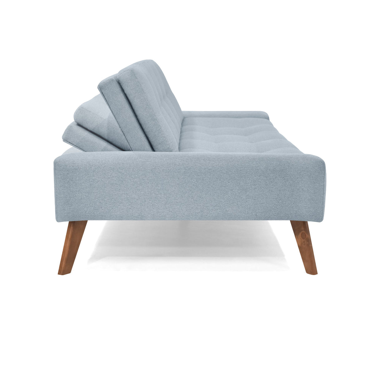 Sofá Cama Nazar Plata 200x83cm de Tres Puestos Reclinable - SOFAS Y POLTRONAS | Bylmo