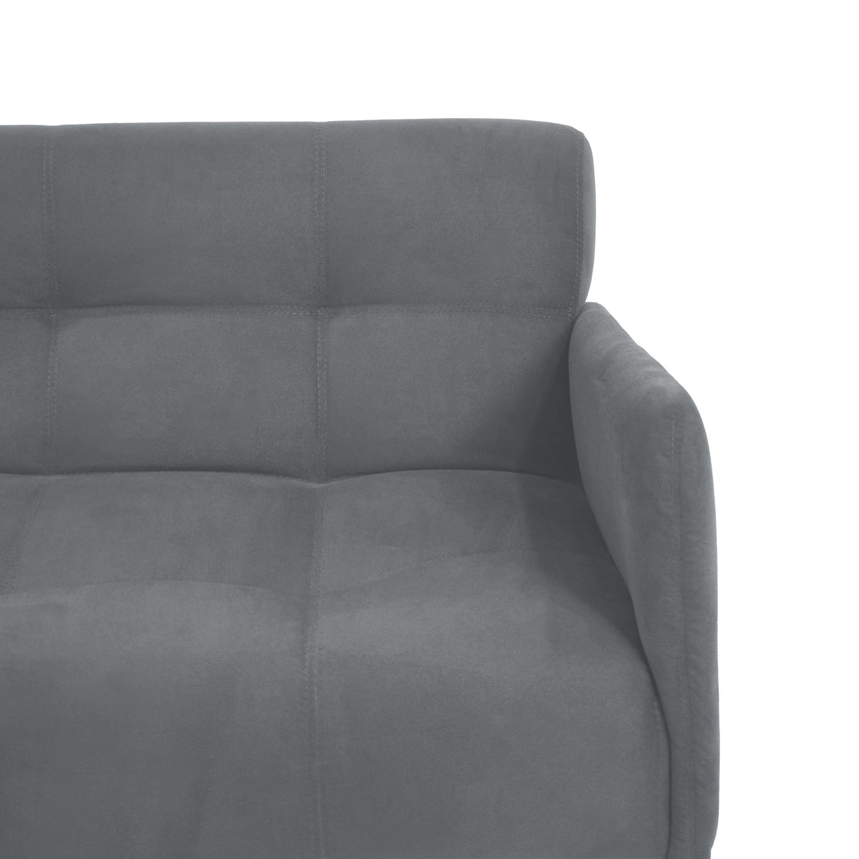 Sofá Marie Gris 116x76cm de Dos Puestos con Apoya Brazos Resistente a Rasguños - SOFAS Y POLTRONAS | Bylmo