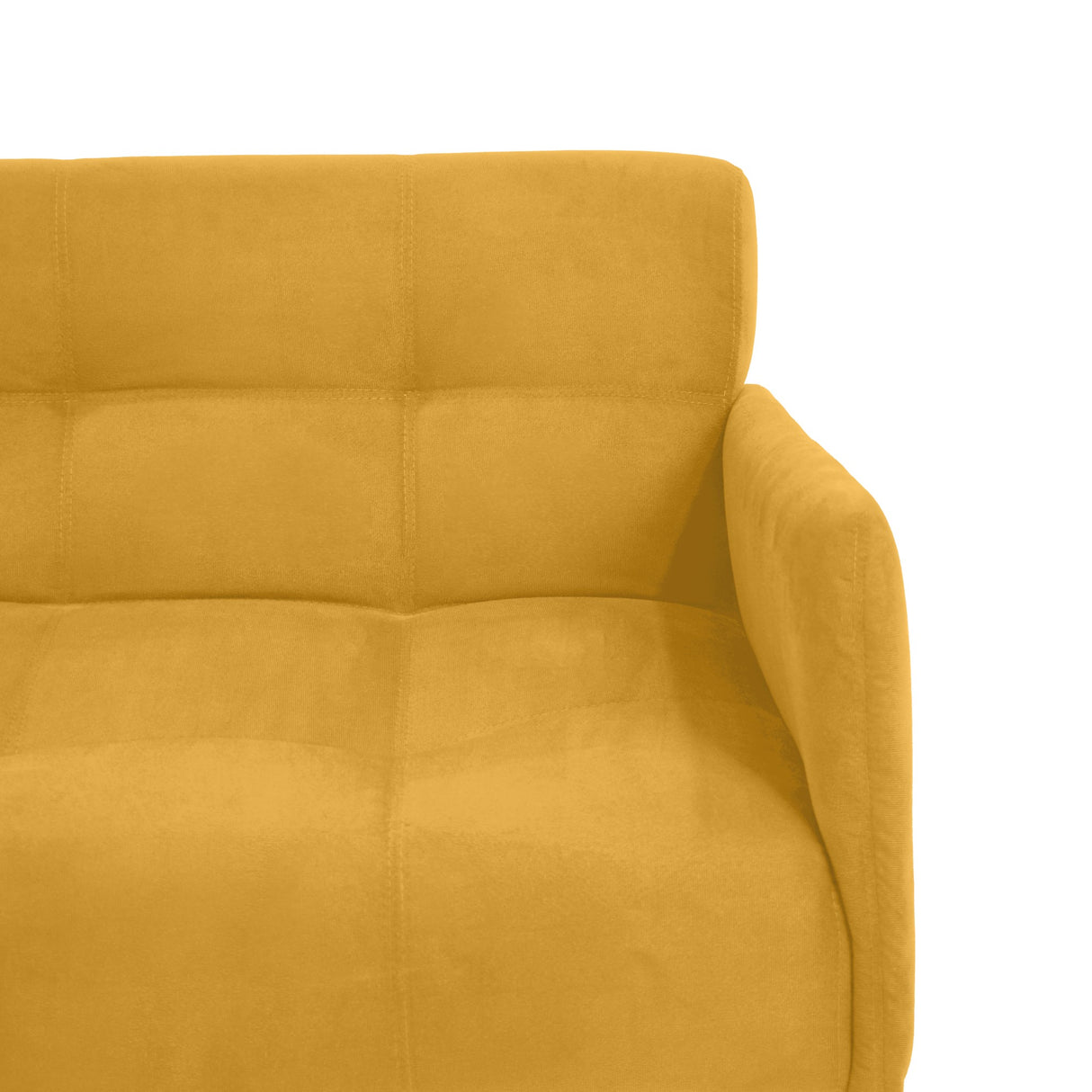 Sofá Marie Mostaza 116x76cm de Dos Puestos con Apoya Brazos Resistente a Rasguños - SOFAS Y POLTRONAS | Bylmo
