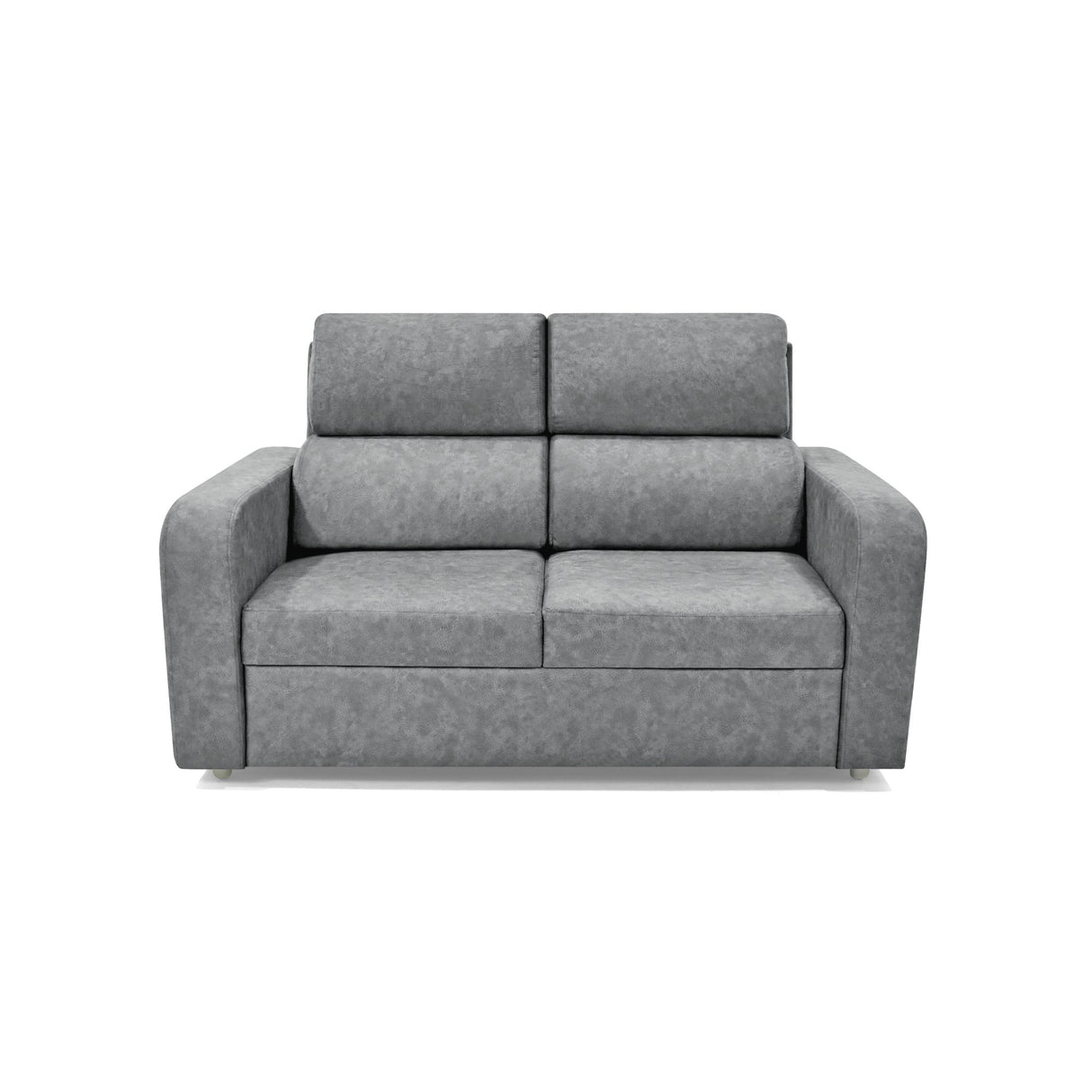 Sofá Bary Gris 148x95cm de Dos Puestos con Apoya Brazos - SOFAS Y POLTRONAS | Bylmo