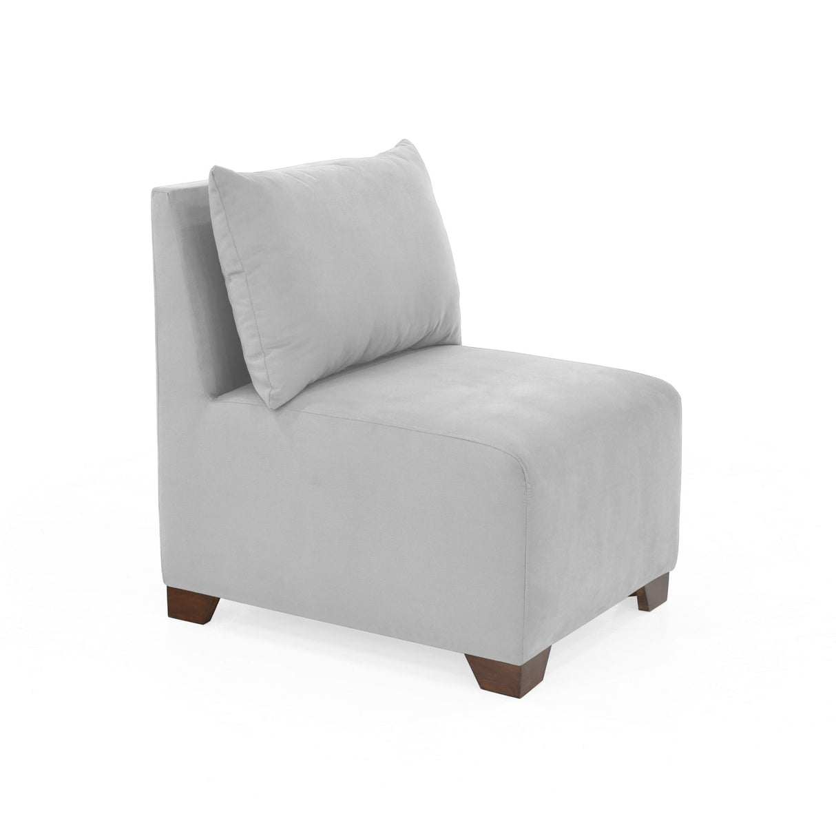 Poltrona Modular Alcala Plata 60x80cm de Un Puesto - SOFAS Y POLTRONAS | Bylmo