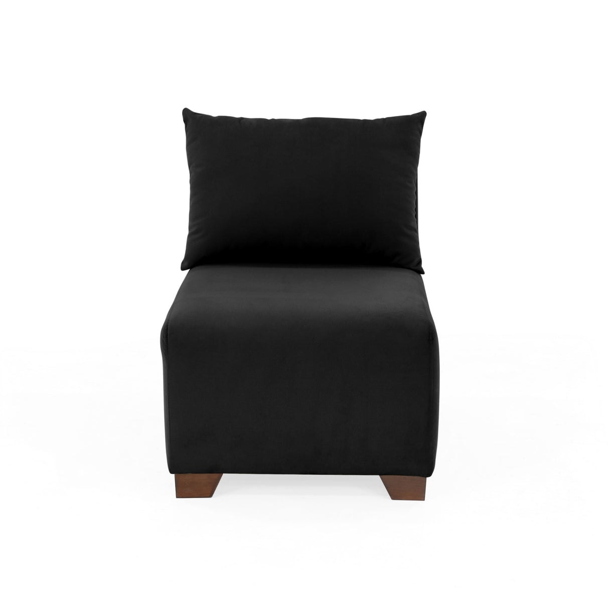 Poltrona Modular Alcala Negro 60x80cm de Un Puesto - SOFAS Y POLTRONAS | Bylmo