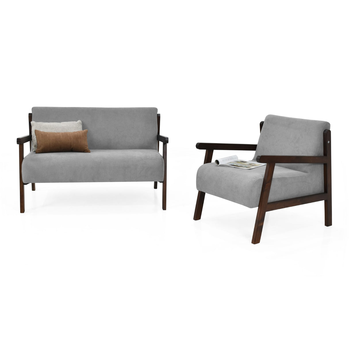 Sala Segovia Plata 116x76cm de Tres Puestos con Apoya Brazos Resistente a Rasguños - SOFAS Y POLTRONAS | Bylmo