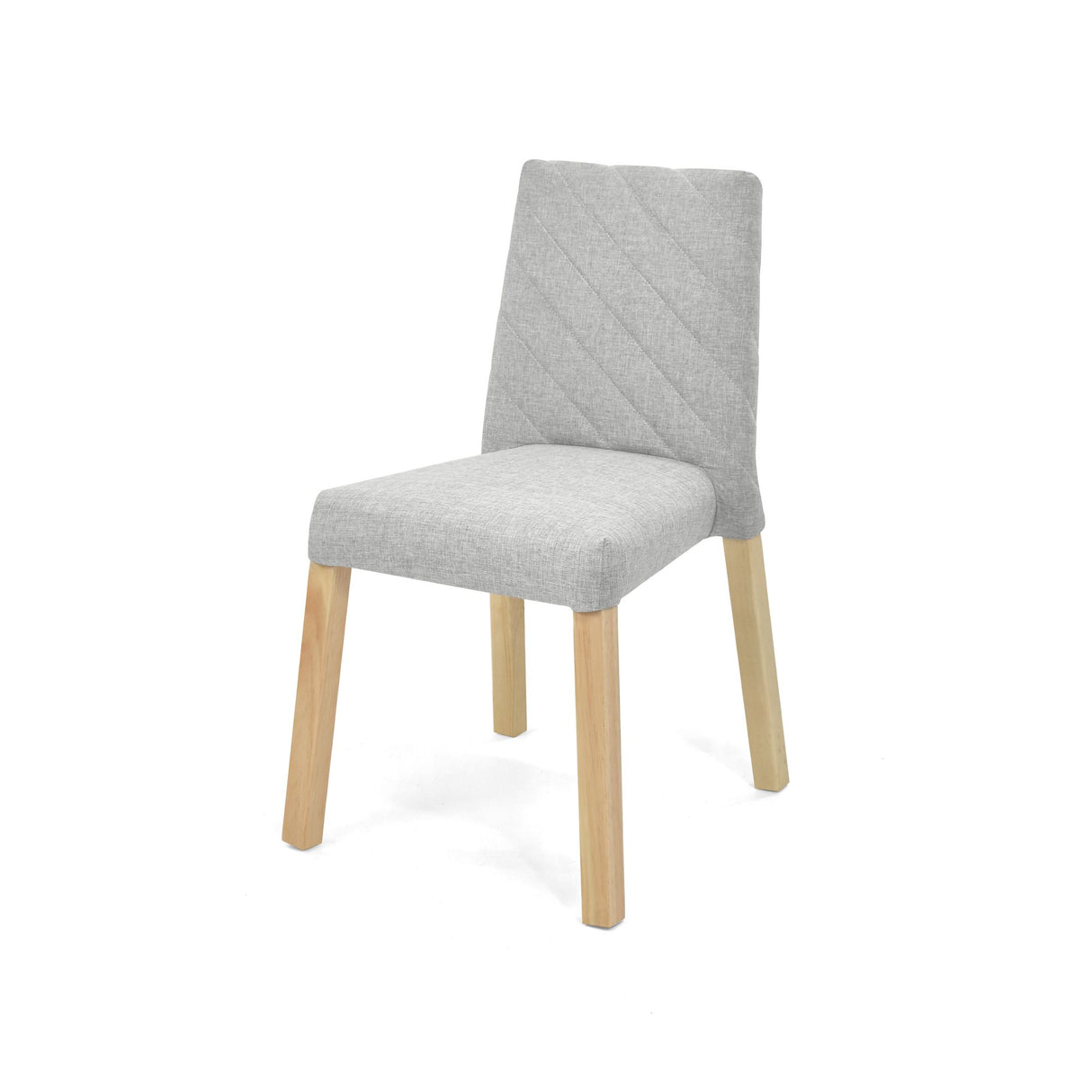 Silla de Comedor Cataluña Plata 48x87cm con Espaldar y con Asiento Cuadrado - SILLAS Y BUTACOS | Bylmo