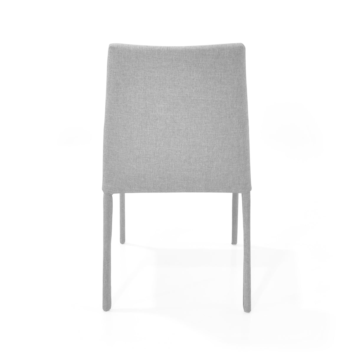 Silla de Comedor Yaren Plata 47x83cm con Espaldar y con Asiento Cuadradro - SILLAS Y BUTACOS | Bylmo