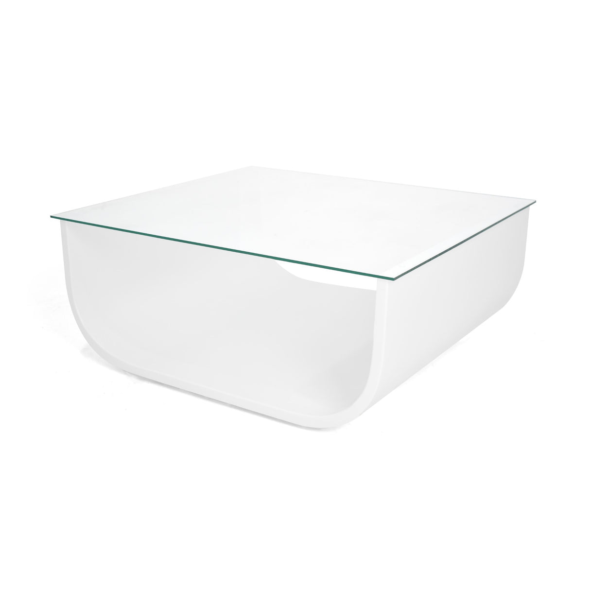 Mesa de Centro Lincoln Blanco 63x26cm Ovalado - MESAS DE CENTRO | Bylmo