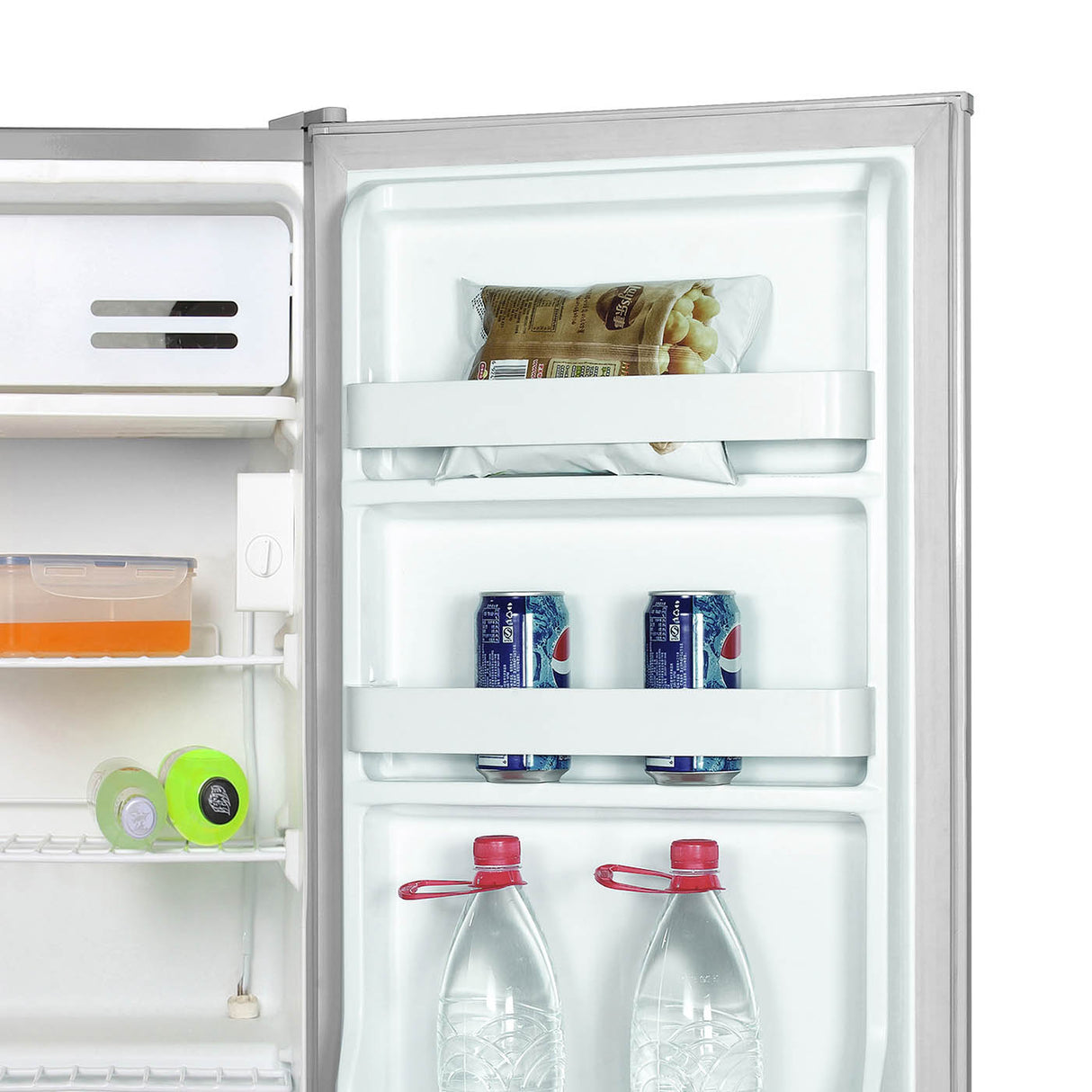 Mini Bar Gris 47.2x86cm de 93 Litros Con Cogelador - MINIBAR | Bylmo