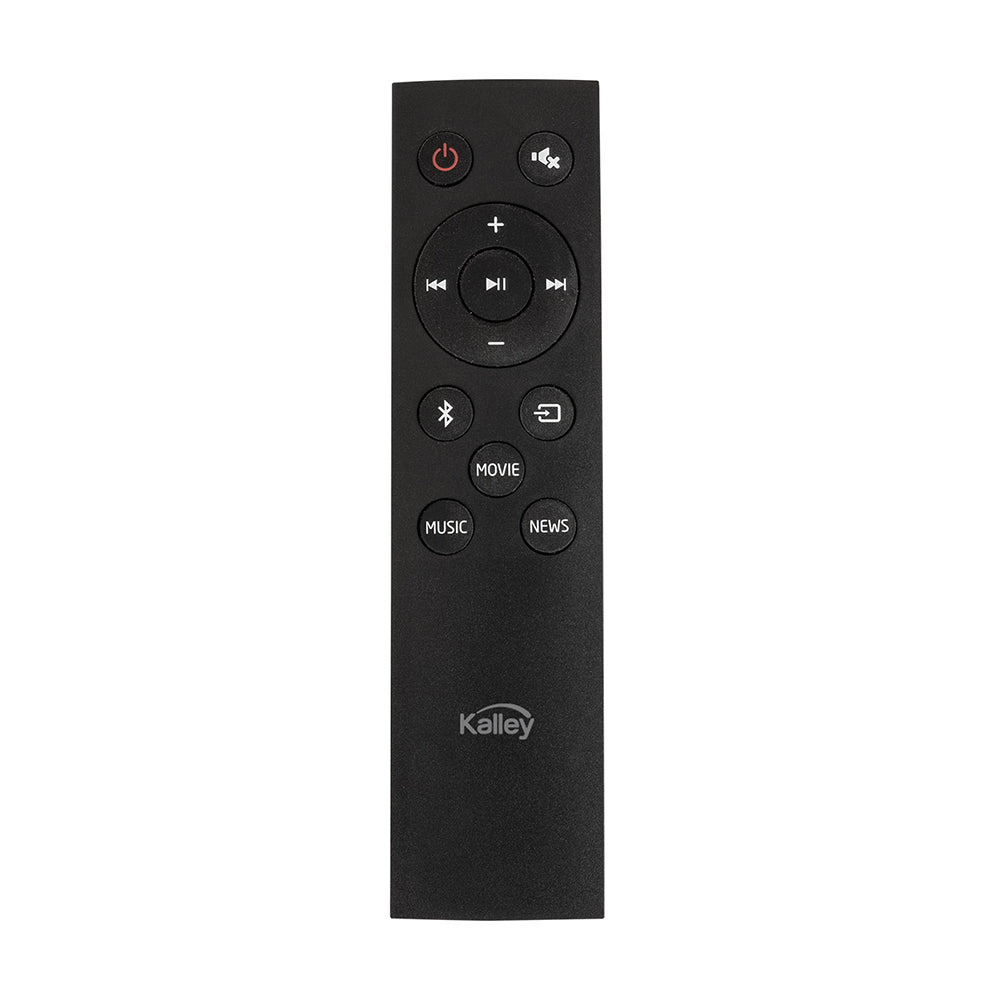 Barra de Sonido Negro 92x6.3cm Bluetooth y con Control Remoto - BARRAS DE SONIDO | Bylmo