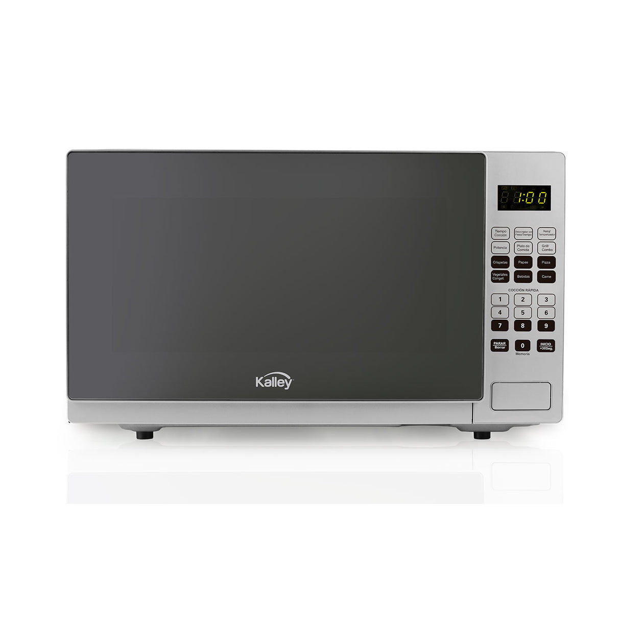 Horno Microondas Plateado 51.3x30.7cm Para 31 Litros con Siete Funciones - HORNOS MICROONDAS | Bylmo