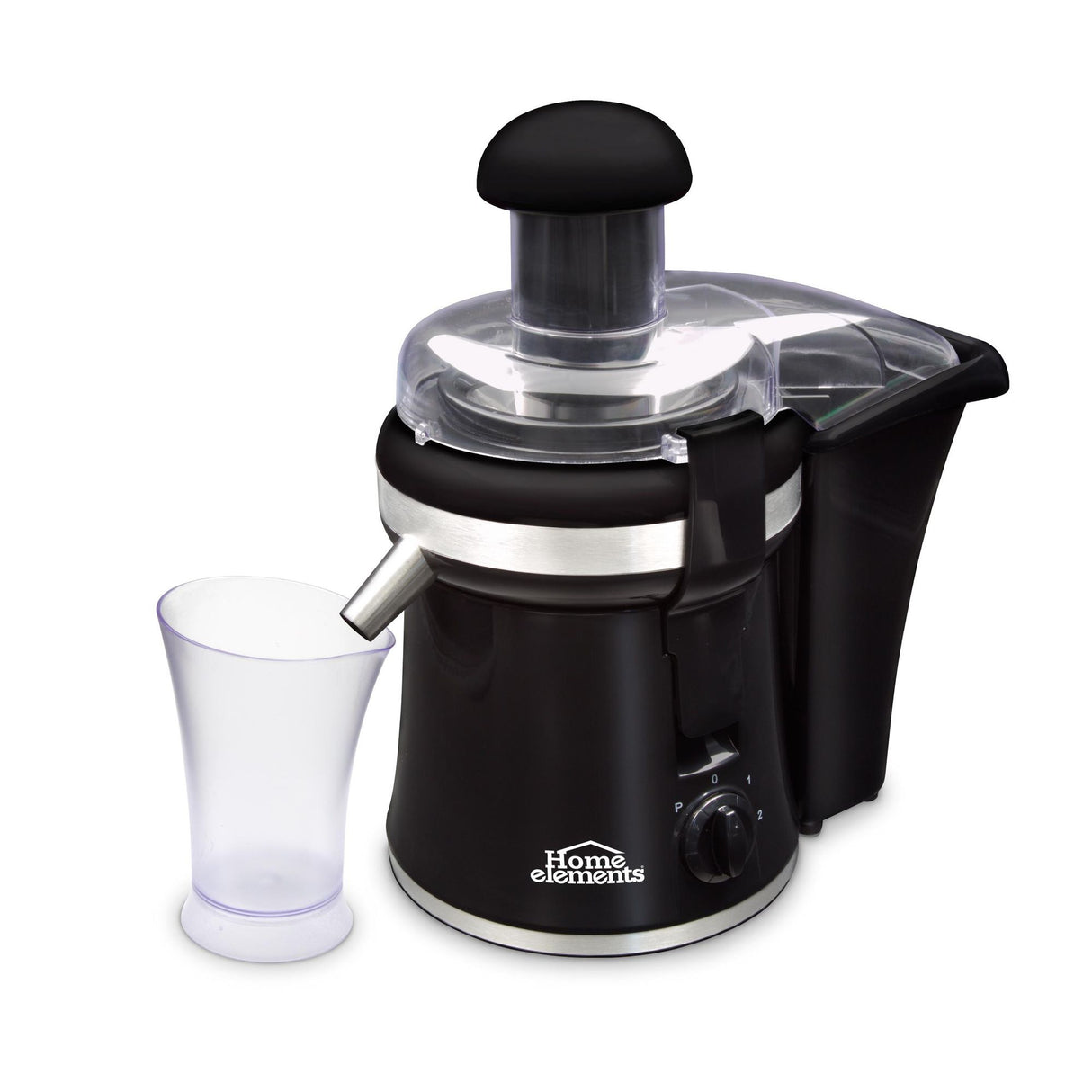 Extractor de Jugos Negro 16.5x31cm De 1 Litro con Base Antideslizante - EXPRIMIDORES Y EXTRACTORES | Bylmo