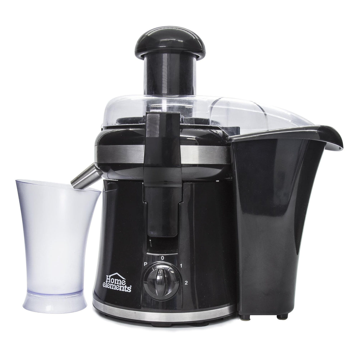 Extractor de Jugos Negro 16.5x31cm De 1 Litro con Base Antideslizante - EXPRIMIDORES Y EXTRACTORES | Bylmo