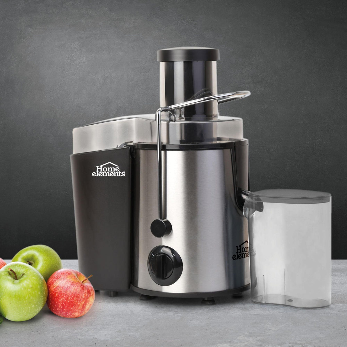 Extractor de Jugos Negro 16x32.5cm De 1.2 Litros con Base Antideslizante - EXPRIMIDORES Y EXTRACTORES | Bylmo