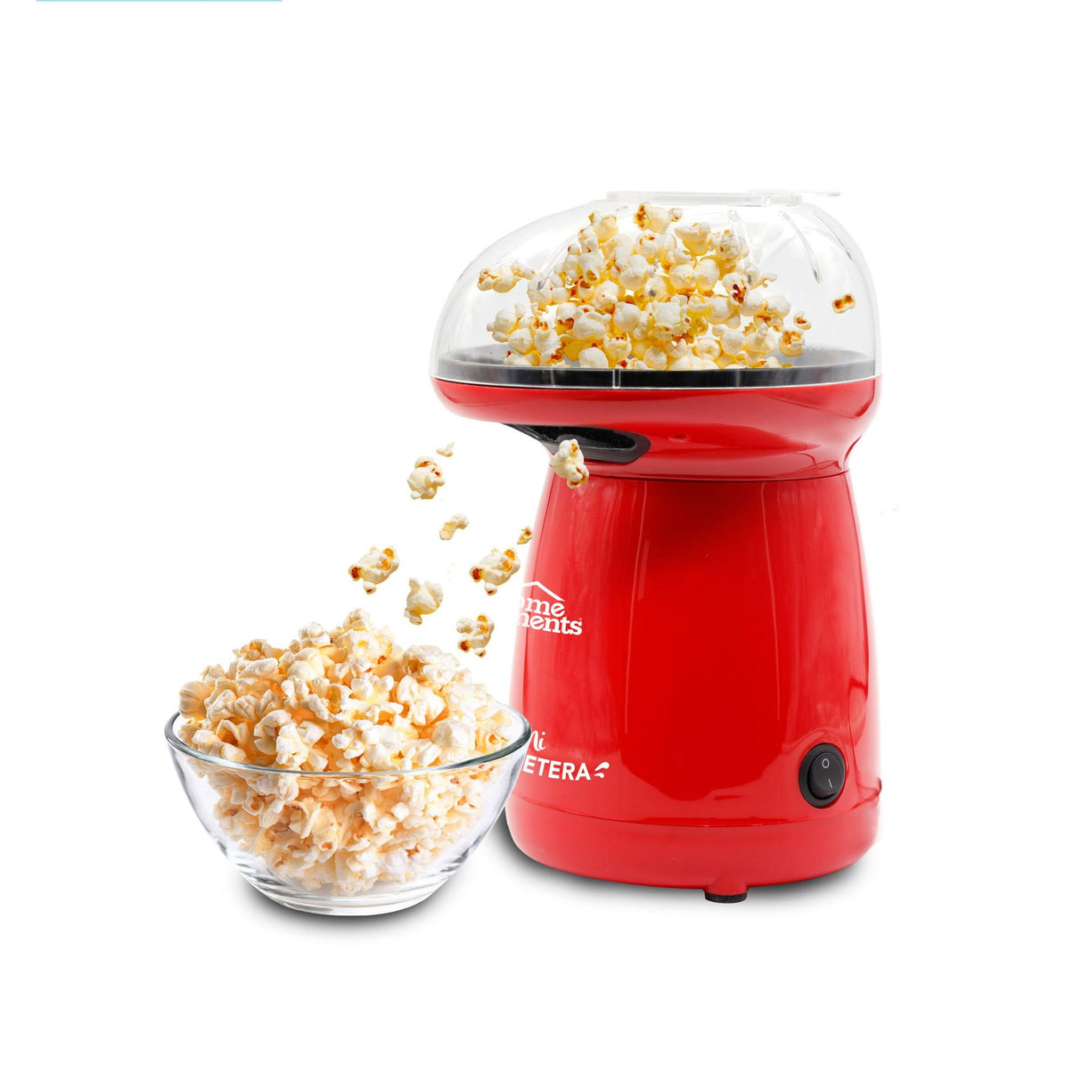 Crispetera Rojo 15X26cm De 1 Litro y Cocción con Aire Caliente - CRISPETERAS | Bylmo