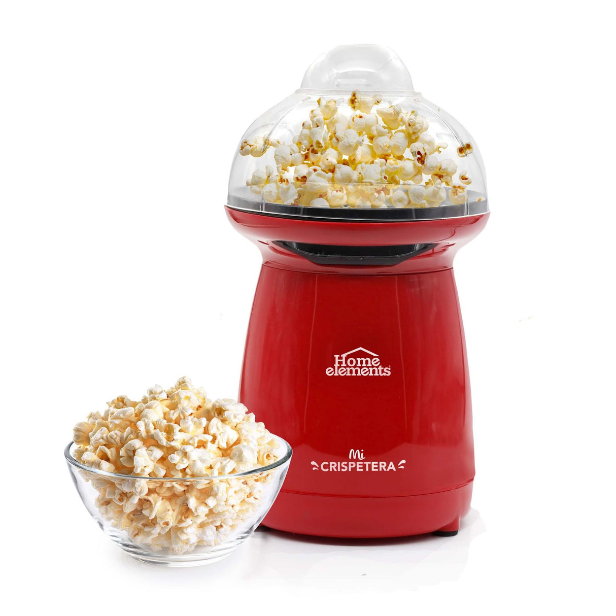 Crispetera Rojo 15X26cm De 1 Litro y Cocción con Aire Caliente - CRISPETERAS | Bylmo