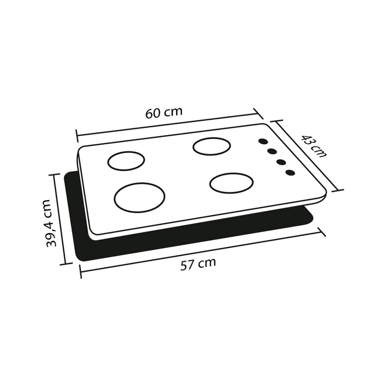 Cocina Ambar Austral 150x213cm Con Mesón Y Estufa Y Con Pozuelo Para Ubicar A La Izquierda O Derecha - COCINAS | Bylmo