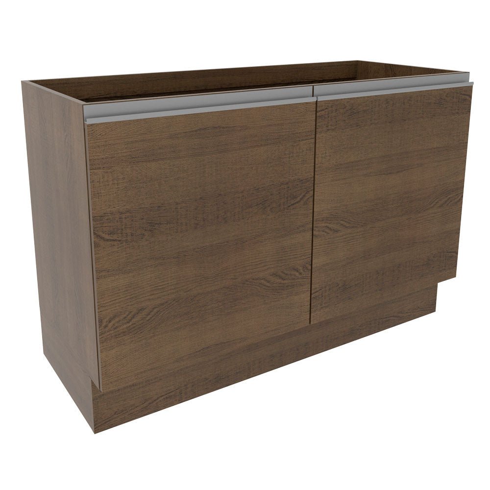 Mueble Inferior de Cocina Glamy Marron 120x81cm sin Mesón sin Estufa y sin Cajones - MUEBLES INFERIORES DE COCINA | Bylmo