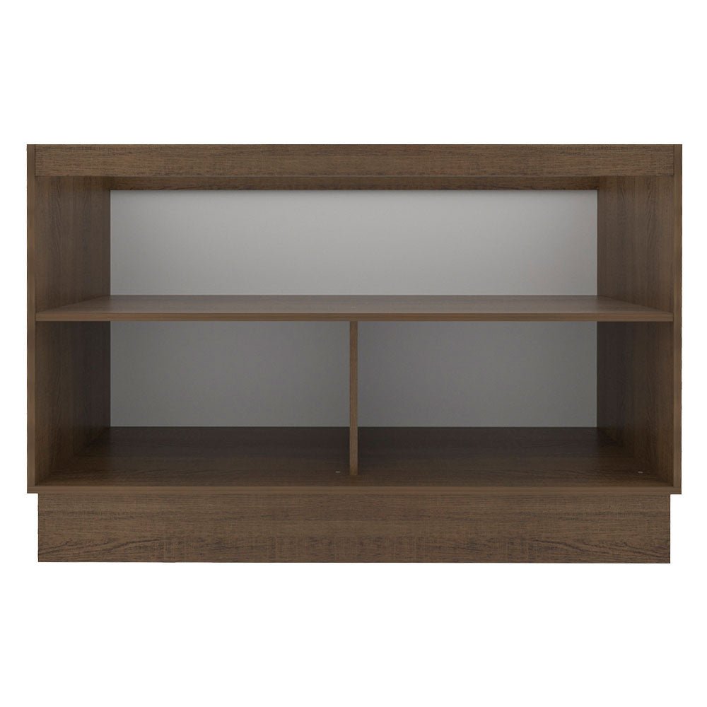 Mueble Inferior de Cocina Glamy Marron y Blanco 120x81cm sin Mesón y sin Estufa - MUEBLES INFERIORES DE COCINA | Bylmo