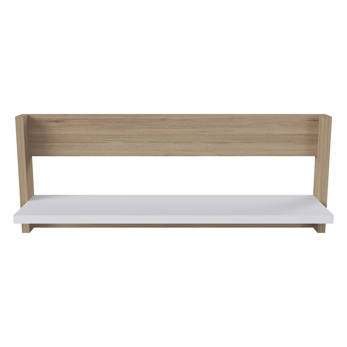 Repisa Arena y Blanco 60x23cm Flotante Rectangular - REPISAS | Bylmo