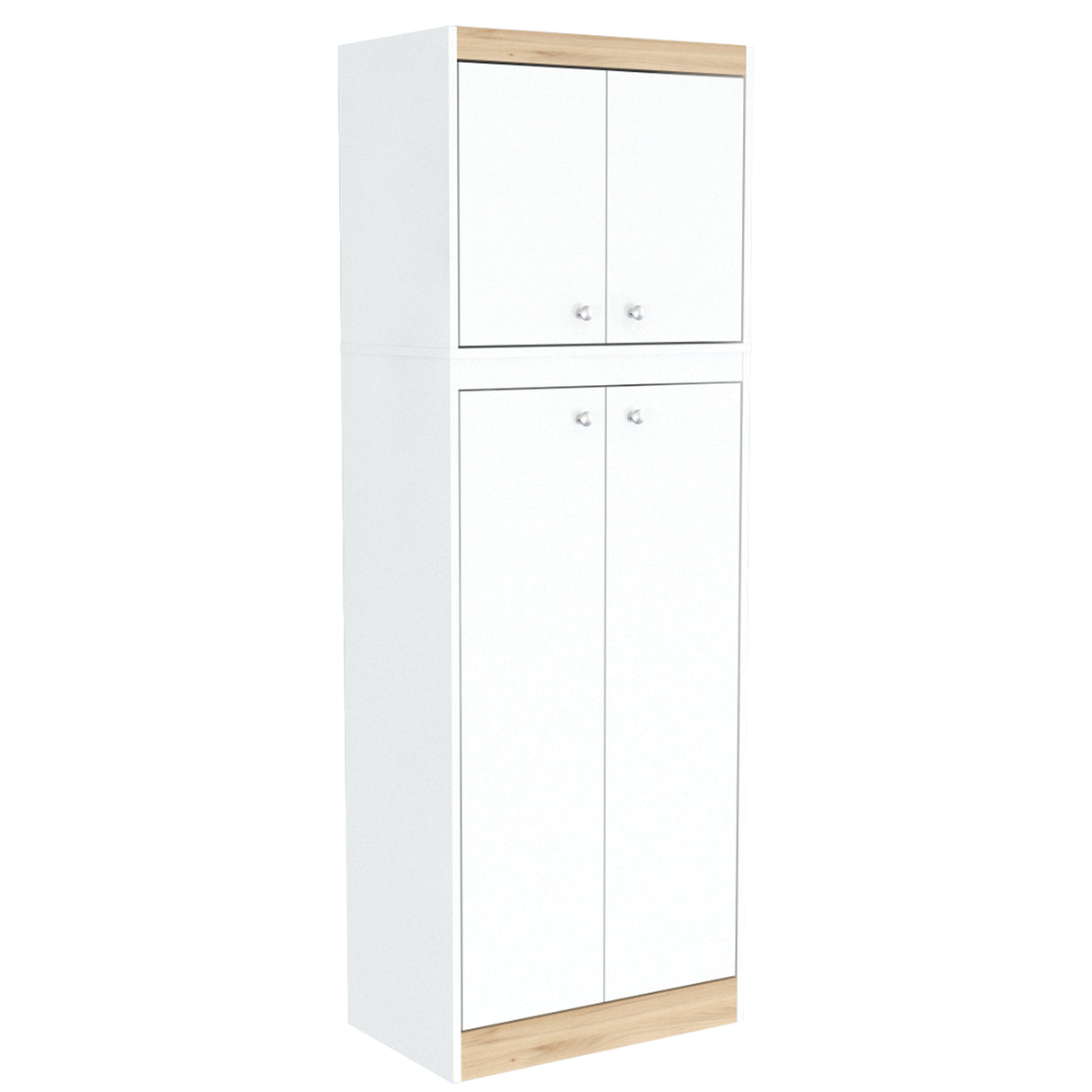 Alacena Blanco y Tribeca 60x170cm sin Cajones - ALACENAS Y MUEBLES MICROONDAS | Bylmo