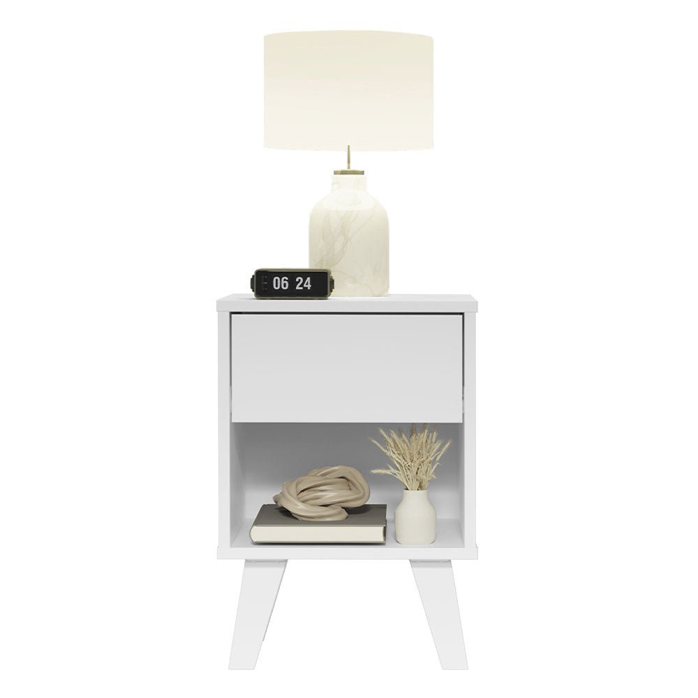 Mesa Noche x2 Blanco - Vista 8