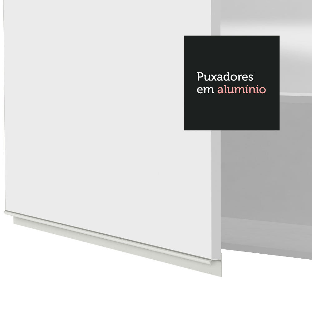 Gabinete de Cocina Glamy Blanco 40x66cm Flotante con Una Puerta - ALACENAS Y MUEBLES MICROONDAS | Bylmo