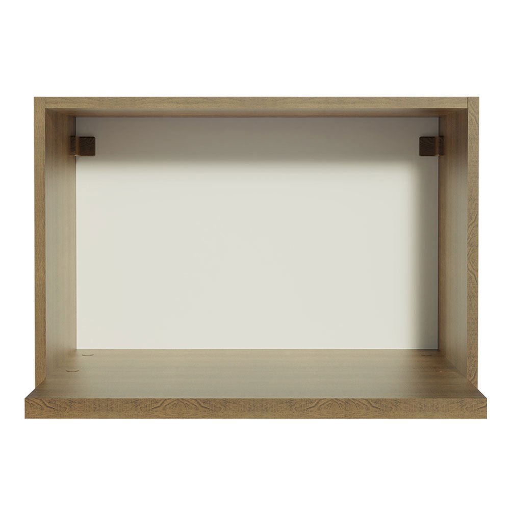 Gabinete de Cocina Glamy Marron 60x40cm Flotante sin Puertas - ALACENAS Y MUEBLES MICROONDAS | Bylmo