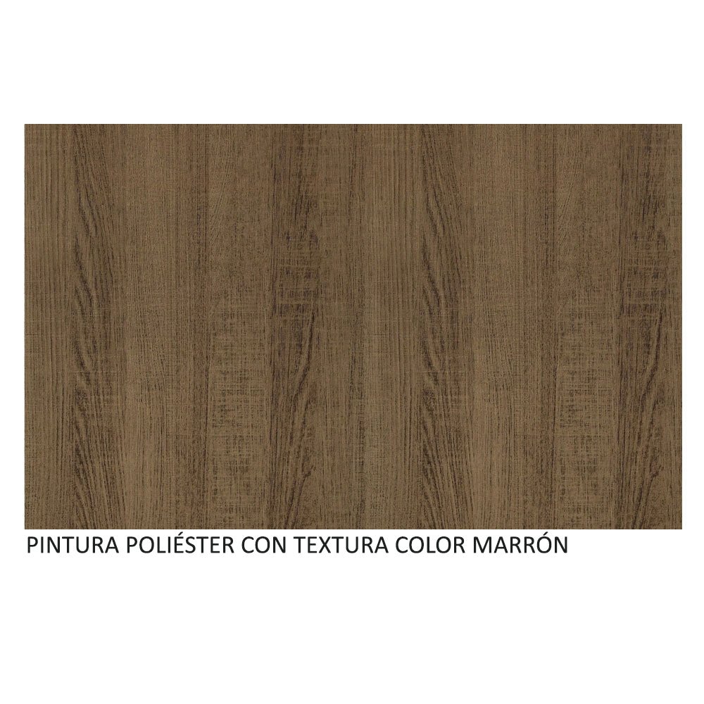 Closet Luke Marron 120x192cm con Dos Cajones y con Tres Entrepaños - CLOSETS | Bylmo