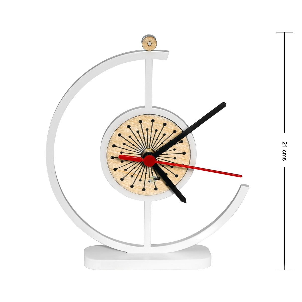 Reloj de Pared Elegance Blanco 20x20cm Circular Analogo de Baterias - RELOJES | Bylmo