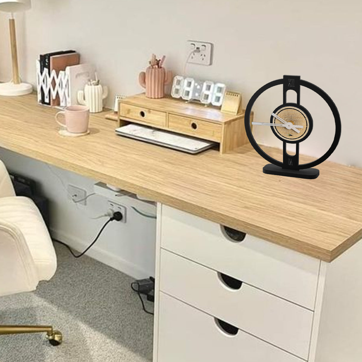 Set X 2 Relojes de Pared Nautic Orion Negro 30x30cm Circular Analogo de Baterias - RELOJES | Bylmo