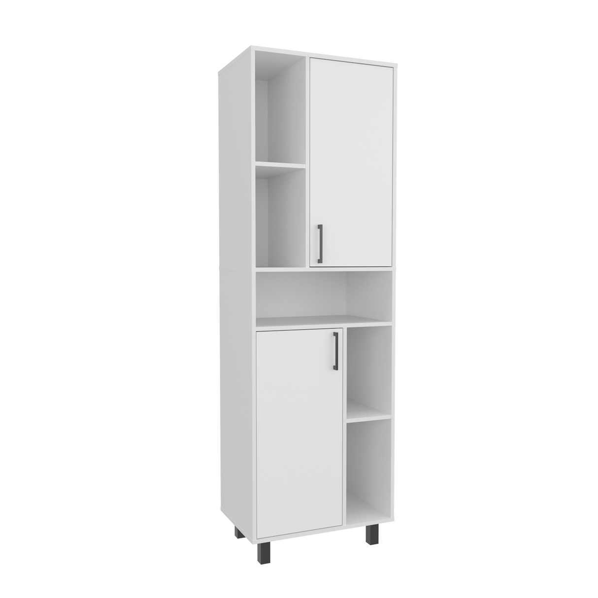 Alacena Bryce Blanco x39.6cm con Dos Puertas y con Patas - ALACENAS Y MUEBLES MICROONDAS | Bylmo