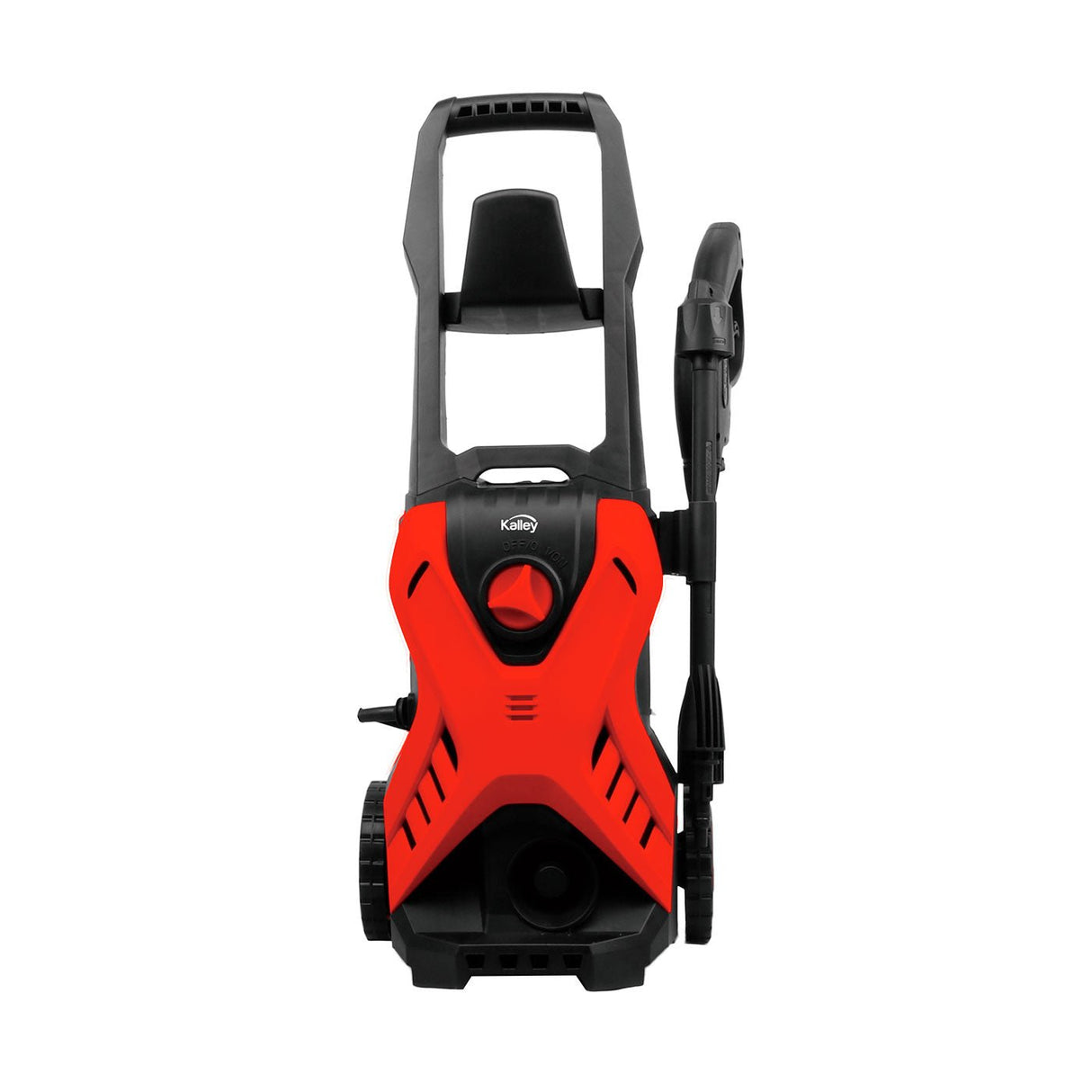 Hidrolavadora Rojo y Negro 30x68cm con Manguera de Cinco Metros y Depósito de Detergente - HIDROLAVADORAS | Bylmo