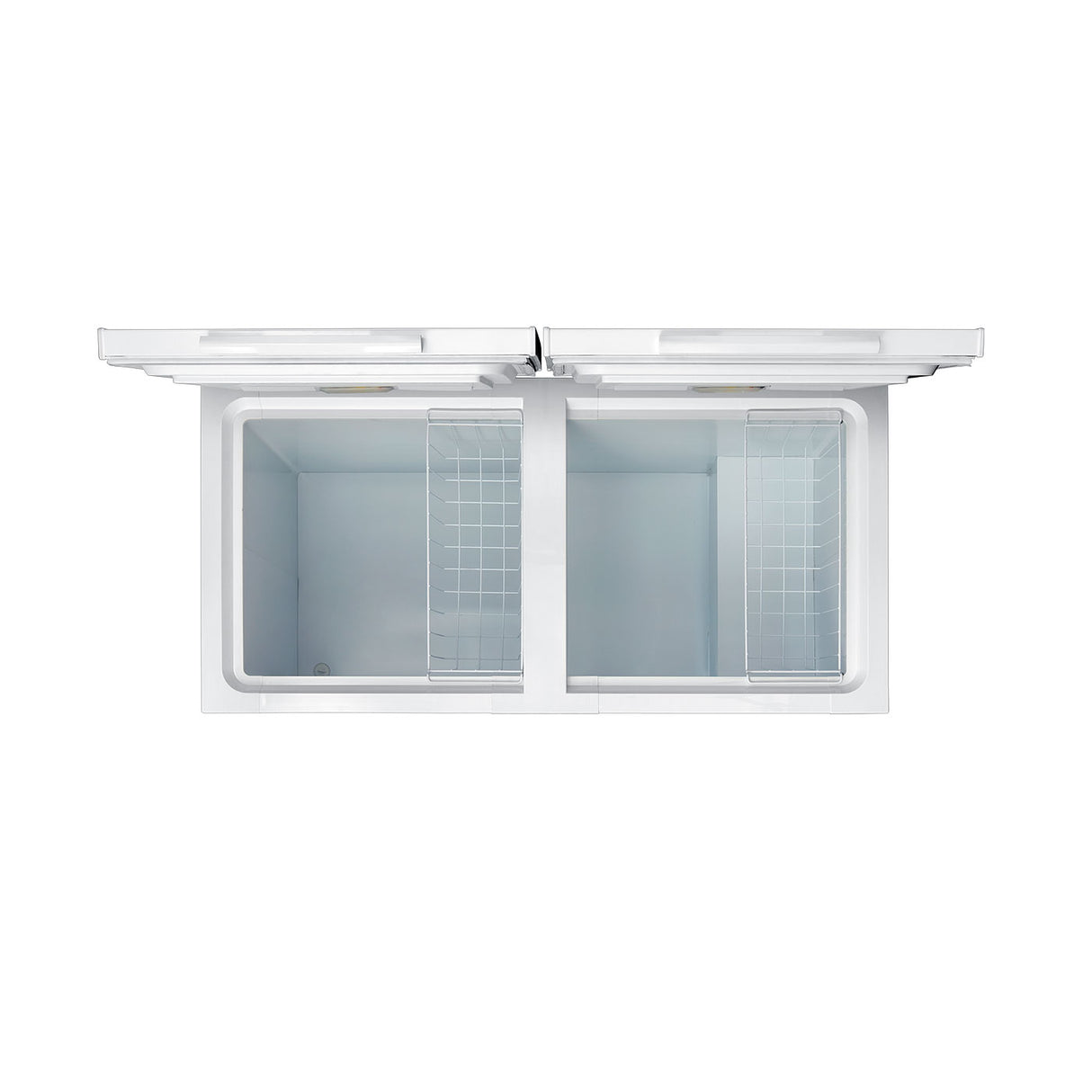 Congelador Blanco 141.6x82.5cm de 418 Litros con Iluminación Interna y con Dos Compartimientos - CONGELADORES | Bylmo