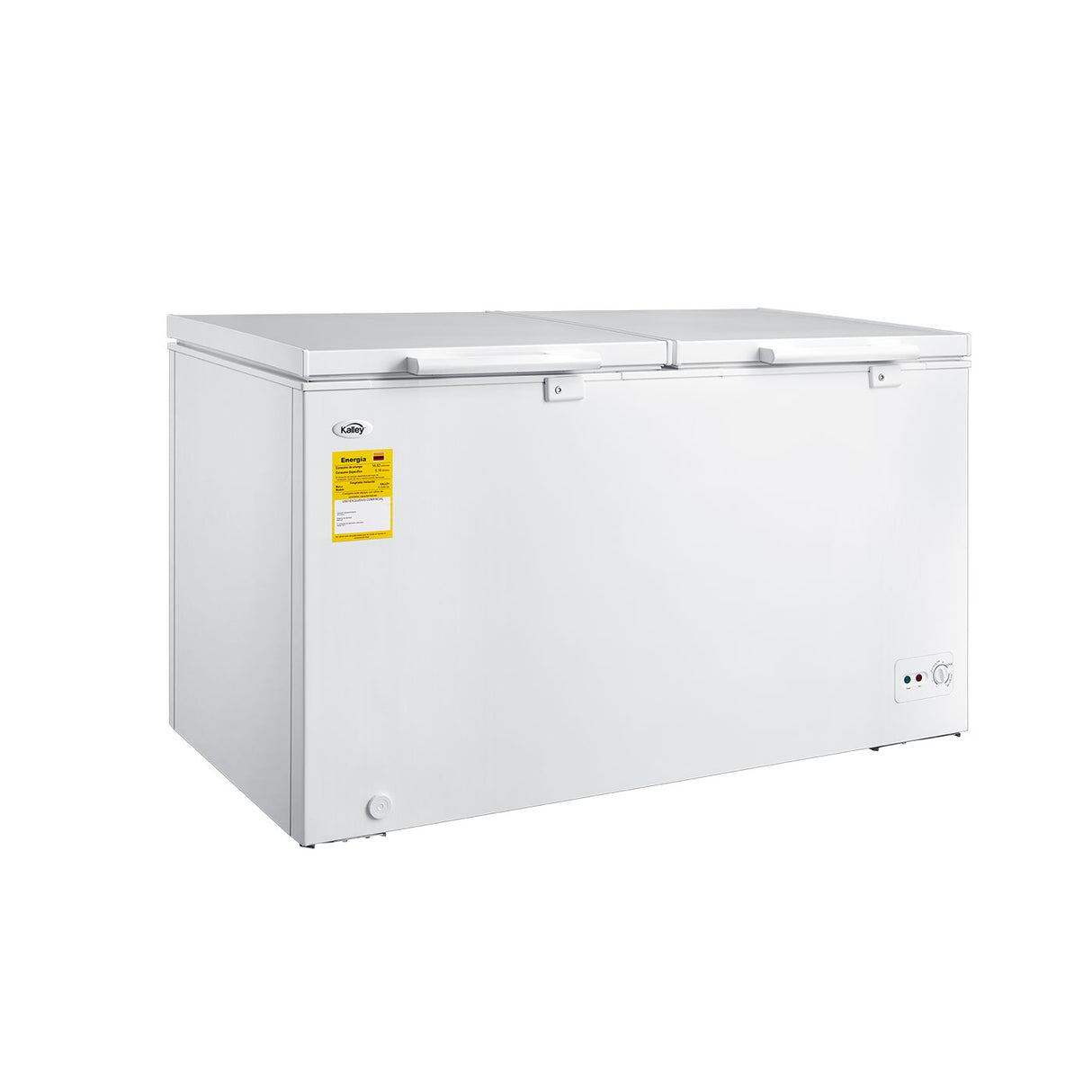 Congelador Blanco 141.6x82.5cm de 418 Litros con Iluminación Interna y con Dos Compartimientos - CONGELADORES | Bylmo