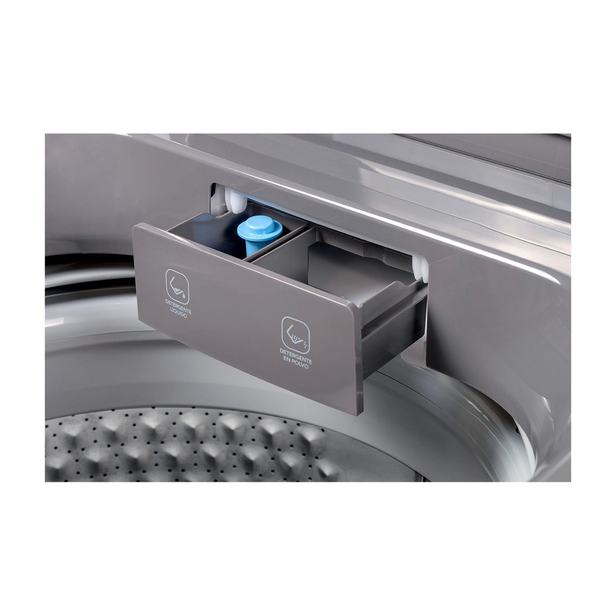 Lavadora Gris 58x96.2cm con Pantalla Digital para 14 Kilogramos - LAVADORAS Y SECADORAS | Bylmo