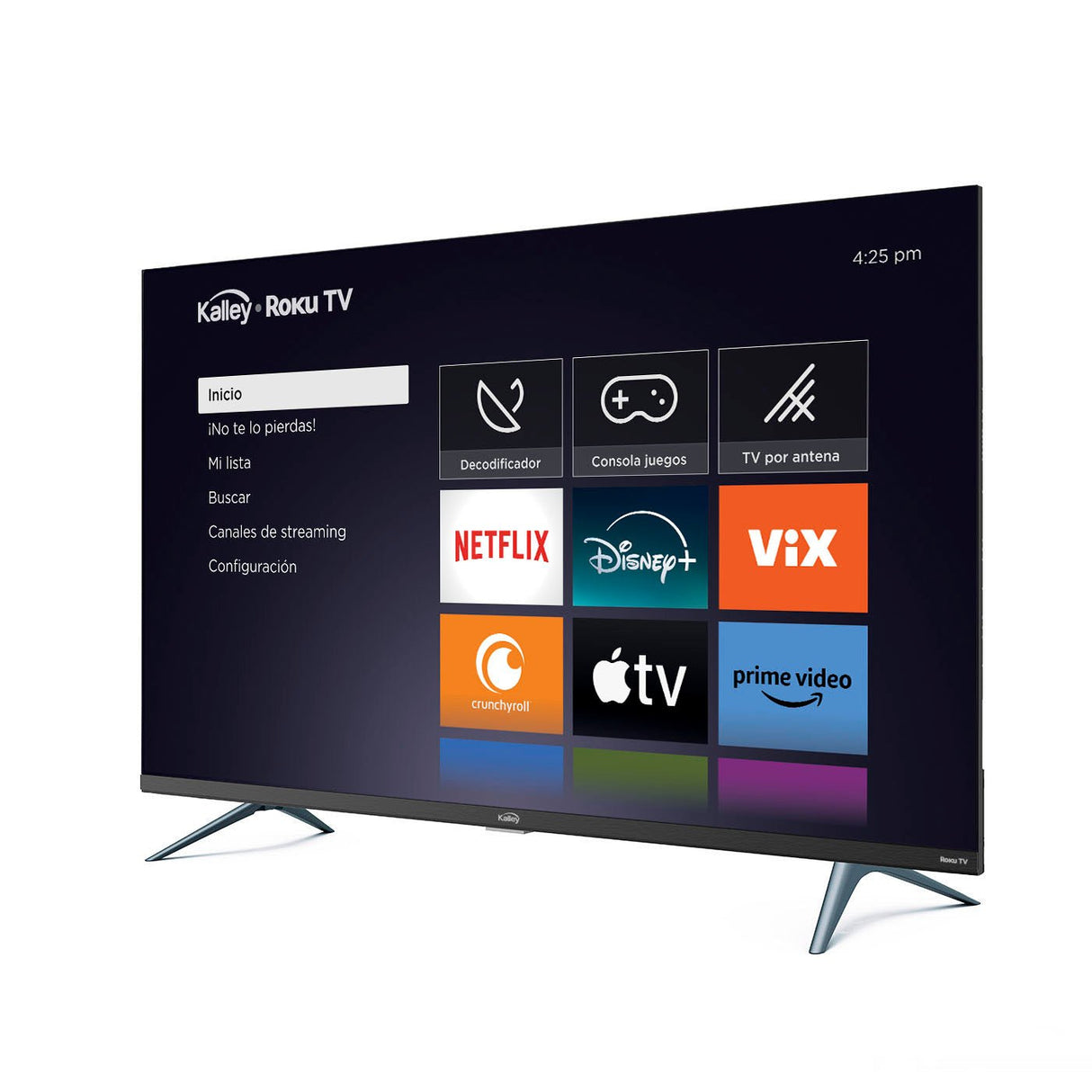 Televisor Kalley Smart LED HD 32 Pulgadas Roku Negro 80x52cm con Wifi Integrado - TELEVISORES | Bylmo