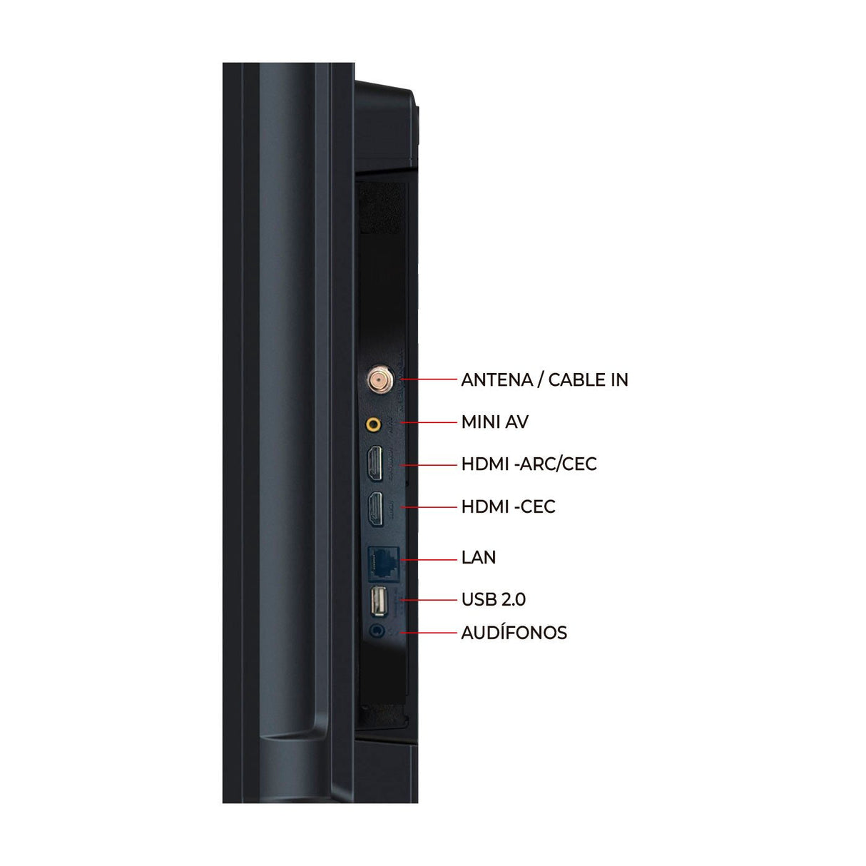 Televisor Kalley Smart LED Full HD 40 Pulgadas Google Negro 102.5x60.5cm con Wifi Integrado y con Bluetooth - TELEVISORES | Bylmo