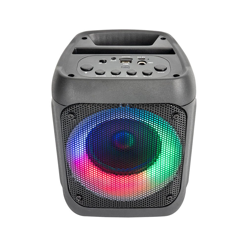 Parlante Kalley Negro 16.5x20cm con Bluetooth - PARLANTES | Bylmo